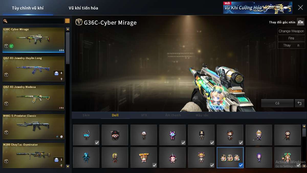 shop acc cf uy tin gia re